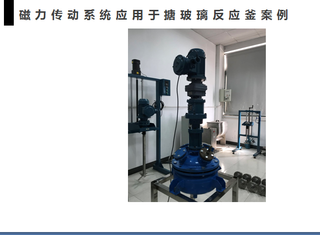 搪玻璃反應釜磁力攪拌機